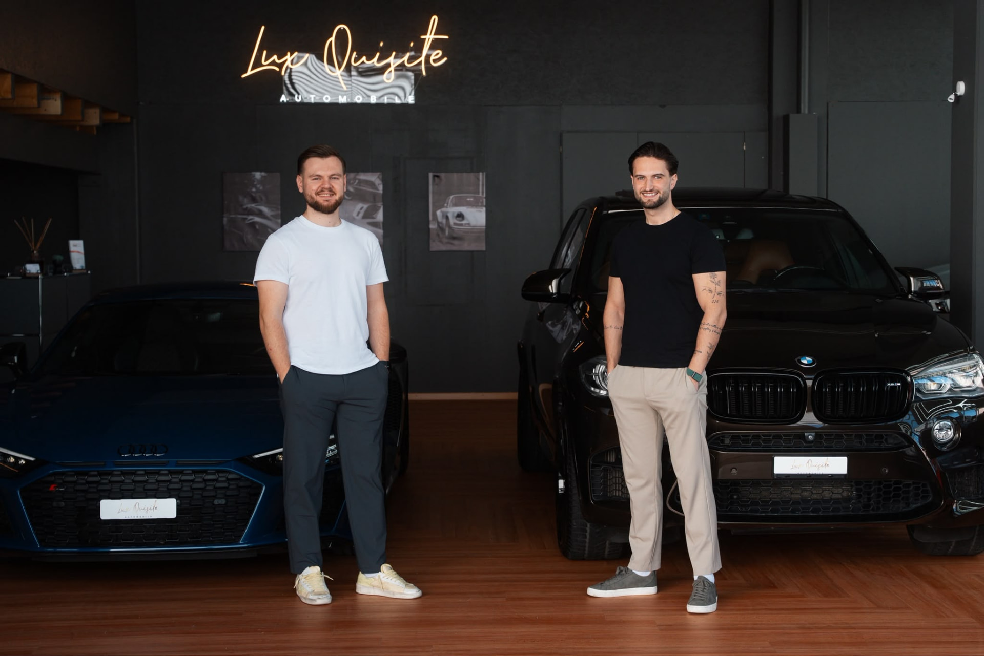 Ardit Jashari und Artur Musa im LUX QUISITE Showroom